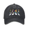 The Be SharpsThe Ssimpsons Cartoon Baseball Cap Summer  Trucker Hat Sun Outdoor Sports Snapback Cap Couple Women Baseball Caps