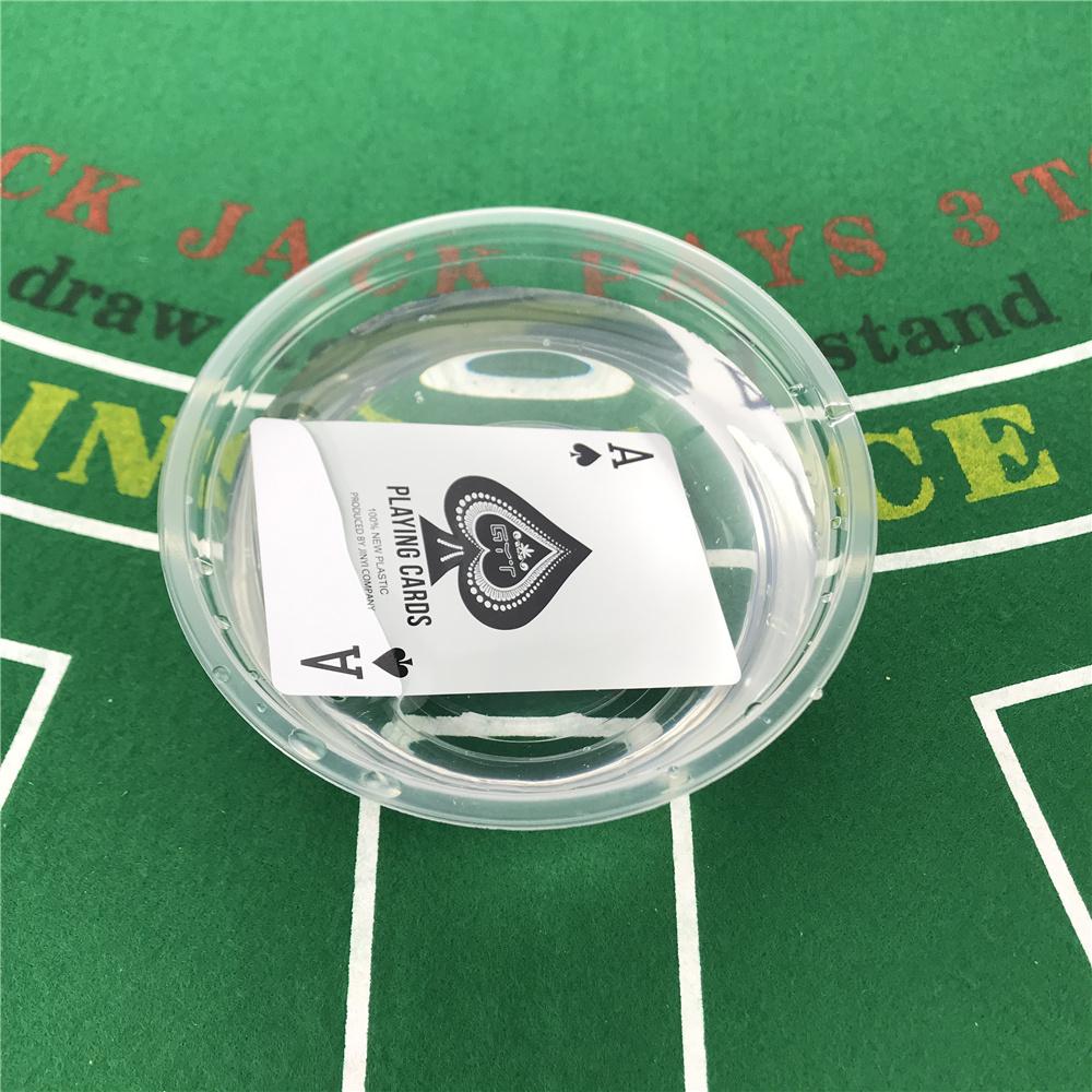 Playing Cards Plastic Baccarat Texas Holdem Poker 58mm228inch88mm346inch PVC Pokers Board Game Water Repellent Wearable Card