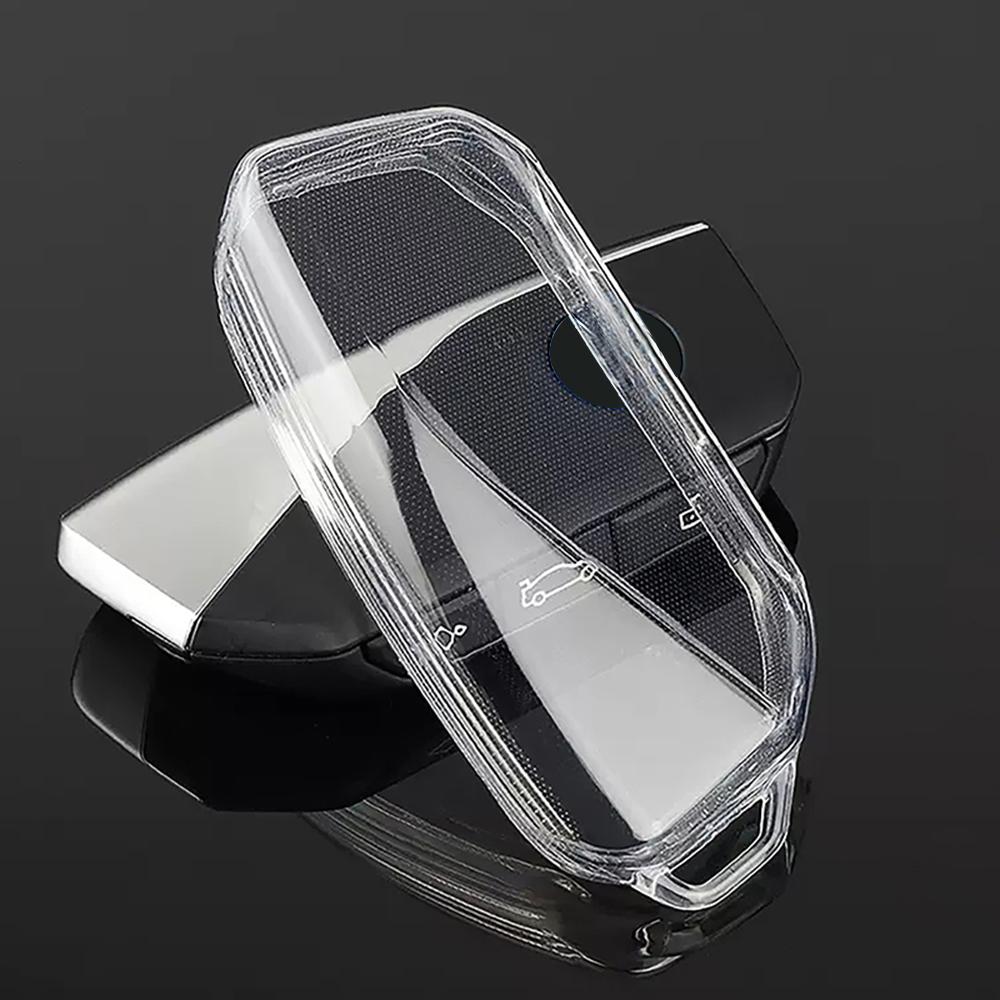 TPU Car Remote Key Case Cover For BMW X1 U11 X7 G07 XM G09 I7 G70 X5 G05 LCI IX IX40 I20 U06 G81 M3 Series 5 7 G60 2023 2024