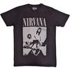 100% хлопок ТОПЫ УНИСЕКС ФУТБОЛКИ МУЖСКИЕ ЖЕНСКИЕ Nirvana Sitting Официальная мужская футболка