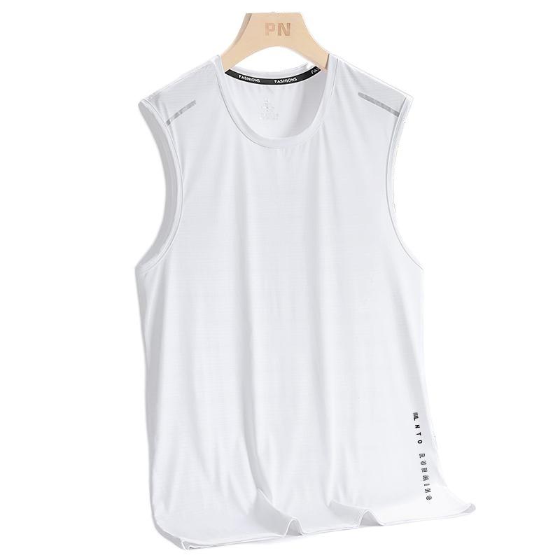Men's Solid Color Sleeveless Shirt