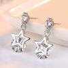 Star Earrings, Female Niche, Sweet and Cool Earrings, Exquisite Earrings, Super Sparkling Texture, Delicate Tassel Earrings