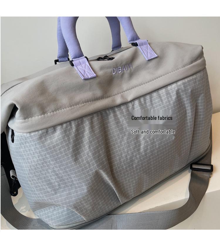 Large Capacity Gym & Travel Bag with Wet/Dry Separation - Expandable for Short Trips, Swimming, Yoga, and Outdoor Sports