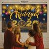 Banner 2026 Background Cloth 150x100CM New Year Wall Decor Cloth New Year Backdrop  Porch Sign