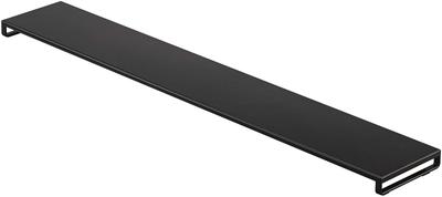 Yamazaki Exhaust Vent Cover, Flat Type, W60, Black, Approx. W63 X D10 X H2.5cm, Tower, Slim, Oil Splash Guard, Easy To Clean, 5735