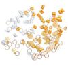 Pcs Silver Gold Jewelry Hair Rings Charms Hair Decorations Hair Braid African Dreadlocks Hair Cuffs