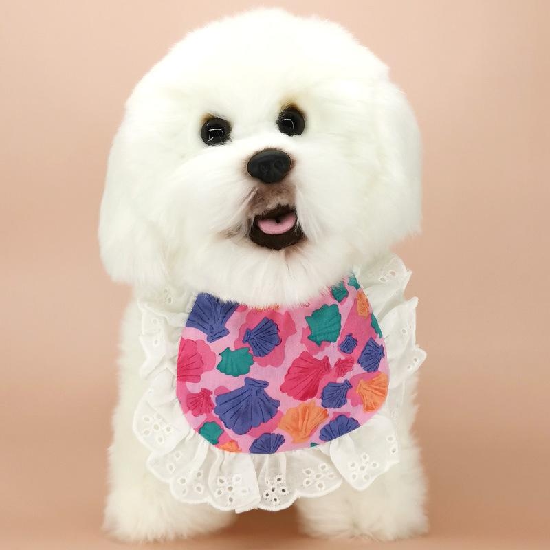 

Pet bib, triangle scarf, dog scarf, wholesale meow bib, pet lace accessories. one size fits all (approximately 1.5-8.5kg)