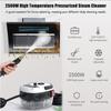 High Pressure Steam Cleaner High Temperature Sterilization Air Conditioning Kitchen Hood Home Car Steaming Cleaner EU Plug 2500W