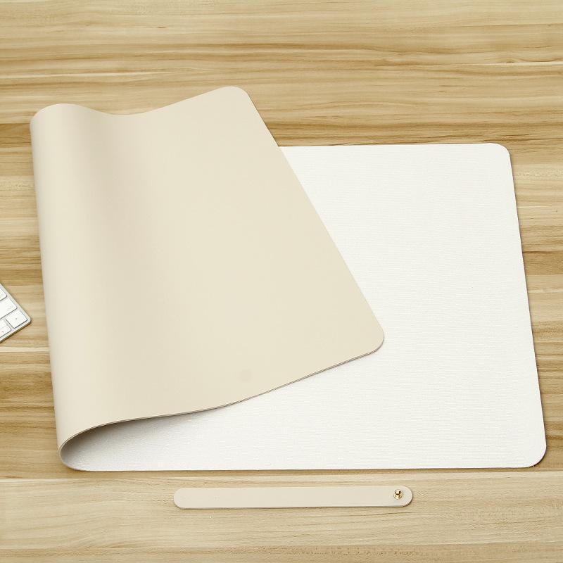 In-stock Large Leather Mouse Pad, Office Desk Pad, Waterproof and Oil-proof, Business Minimalist Desktop and Computer Desk