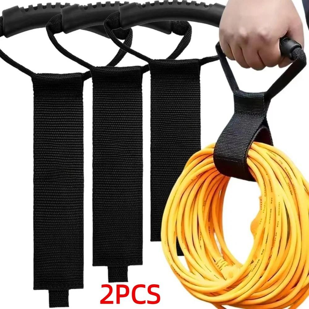 2Pcs Reusable Cable Storage Straps Heavy-Duty Heavy Storage Strap Extension Cord Organizer Hose