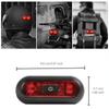 Motorcycle Helmet LED Warning Light USB Charge Bike Night Safety Signal Light Tail Lamp Waterproof Riding Helmet Flash Lamp