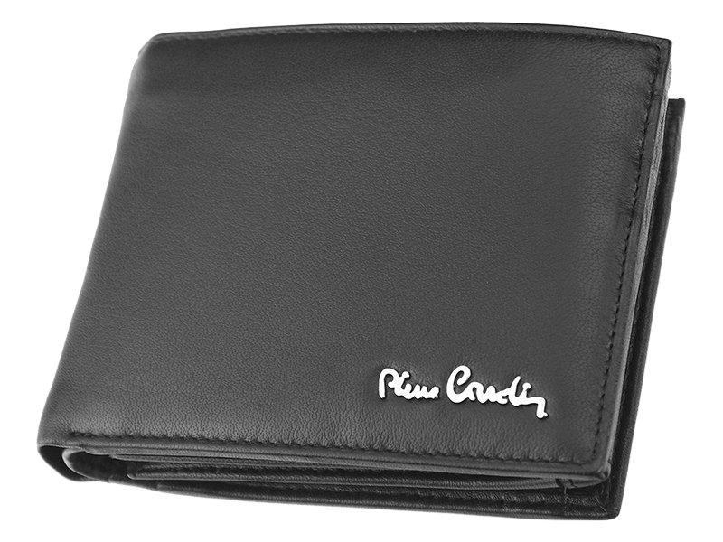 Rozbudowany Skórzany męski portfel Pierre Cardin