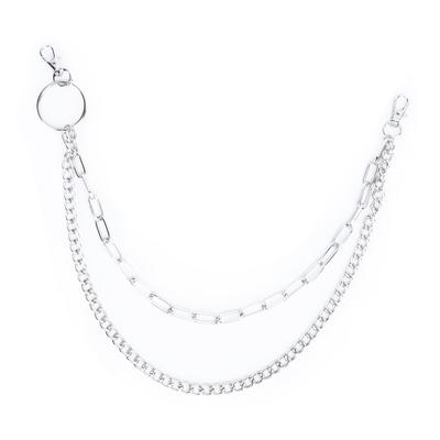 Hosenkette Multifunktion Persönlichkeit Mode Kette Gürtel zur Hosen Dekoration Hip Hop Schmuck