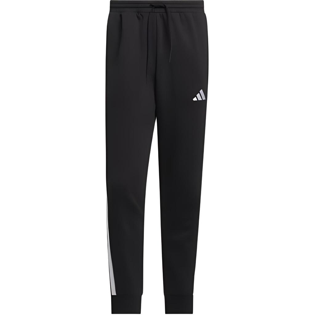Adidas Essentials Logo Stripe Comfortable Casual Knit Sports Pants Men Pants Black White JD1861