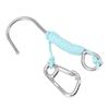 Diving Single Hook 316 Stainless Steel Anti Lost Reef Hook with Lanyard Glow In The Dark for