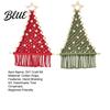 Unique DIY Christmas Trees Boho Make 2 Tree Kit Presents Braided Cotton Rope Knot Craft