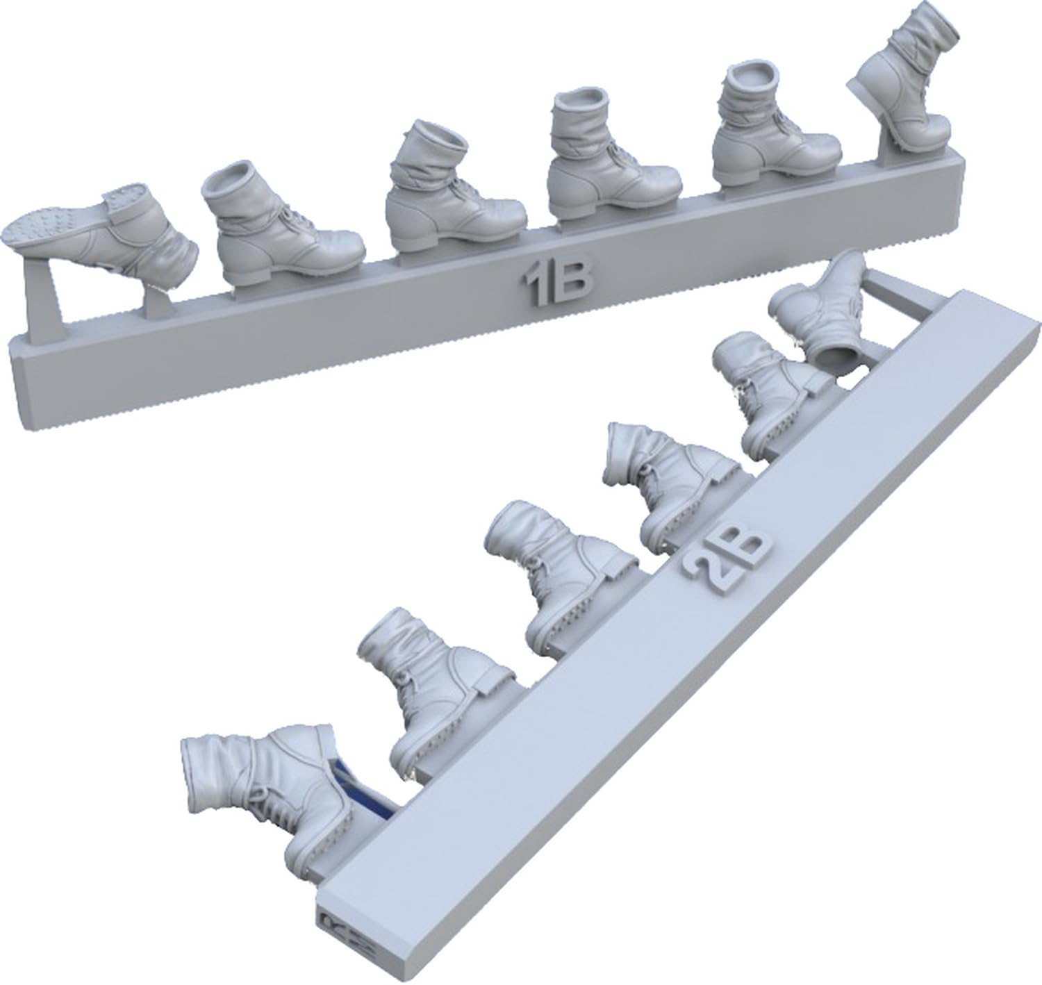 

Royal Model WW2 Немецкие пехотные ботинки до щиколотки с гетрами Ассорти Набор из 12 смоляных наборов RM996 1/35 (Декорации)