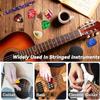 2025 Guitar Picks Advent Calendar-20 Guitar Picks & 2 Oud Picks with Pick Holder Christmas Gift for Guitar Bass Ukulele Players