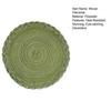 12-inch Ronde Placemats, Geweven Gevlochten Polyester Placemats, Wasbare Hittebestendige Ronde Eettafelmatten voor Keuken