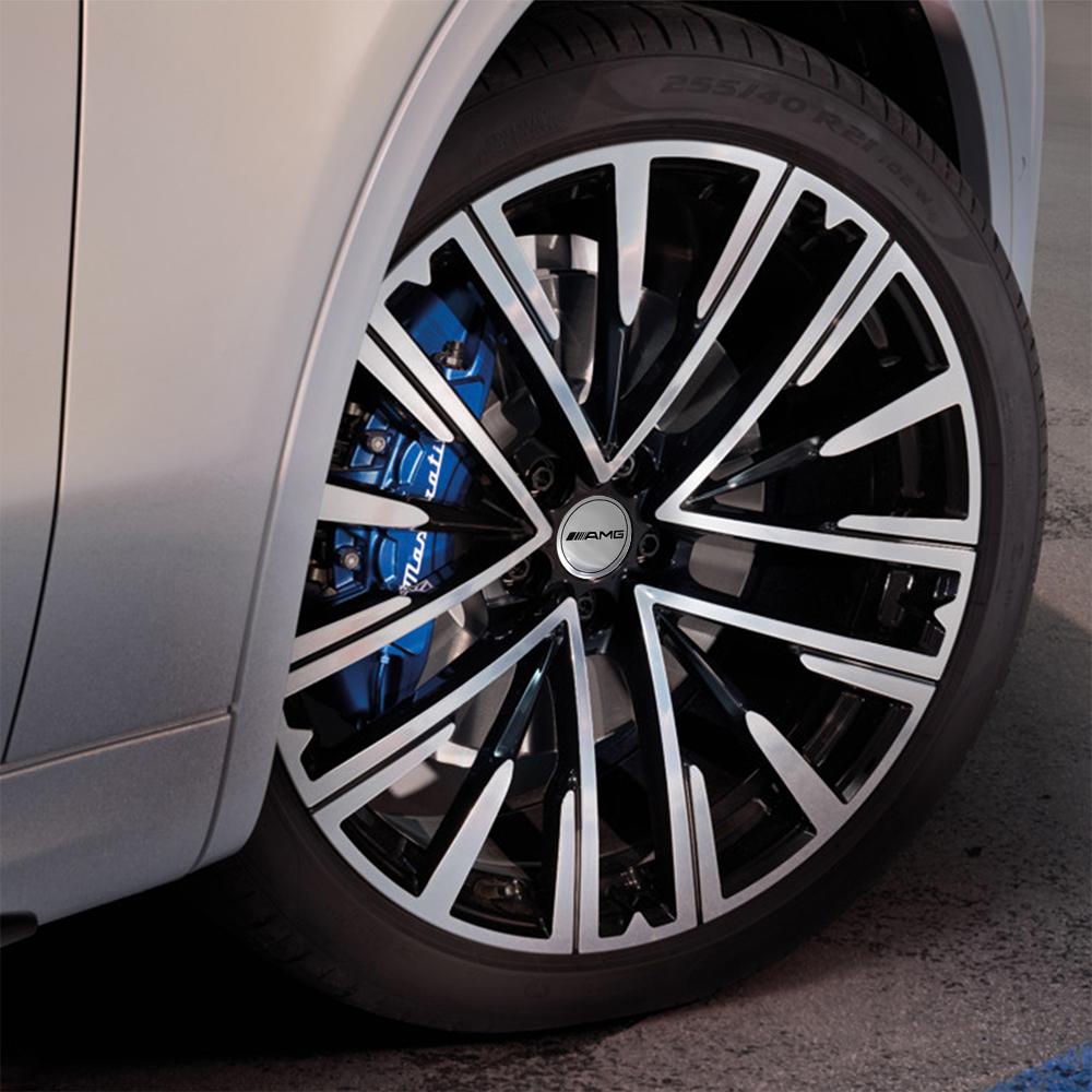 4 Stück/Set 60MM/63MM/68MM Auto Radnabenkappen Emblem Abdeckung Für AMG W140 W168 W169 W176 W177 GLS GLB EQC CLS SLK A200 GLK