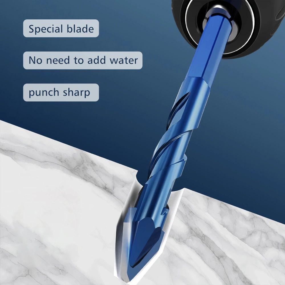 Precision Drilling Eccentric Drill Hole Opener Tile  Drill Bit Triangle Tile Drill Set  Tile