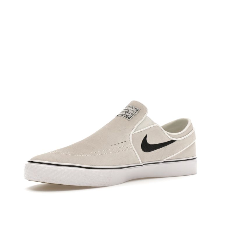 Nike Zoom Stefan Janoski+ Slip SB Summit White Black Men Sneakers Cream FN5893-100