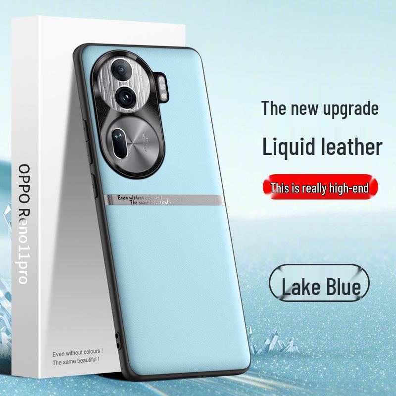 

Защитный чехол из жидкой кожи для OPPO Reno 11 Pro — защита от падения, доставка одной частью Reno11