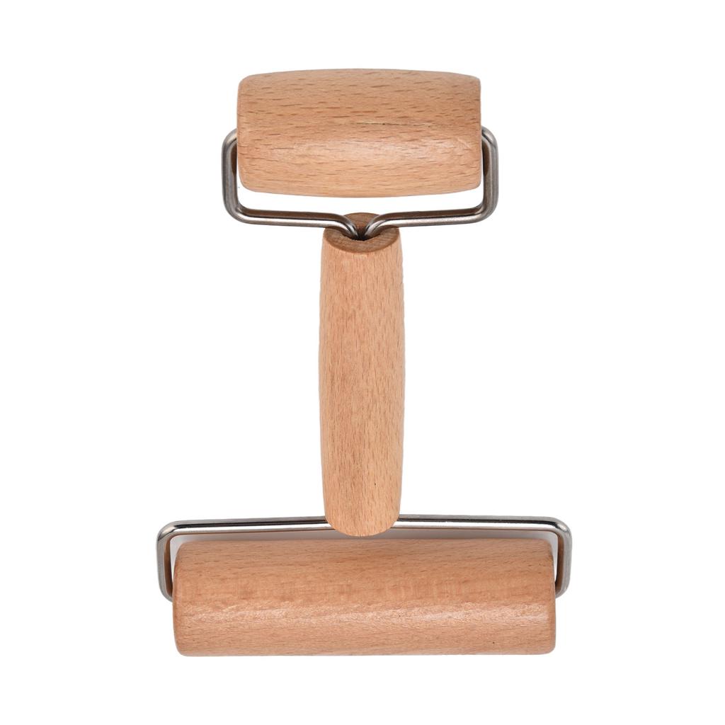 Tehnologie de acoperire a rolei de aluat, lustruire exterioară, prindere confortabilă, rolă de pizza din material lemnos