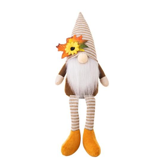 

Кукла Фестиваля урожая, осенняя подвесная нога, карлик, орнамент, тема кленового листа, идеально подходит для декора на День Благодарения Men