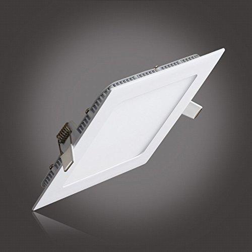 Kısılabilir led downlight 3W 4W 6W 9W 12W 15W 25W Kare LED Spot ışık AC85~265V tavan lambası İç Mekan Gömme Downlight