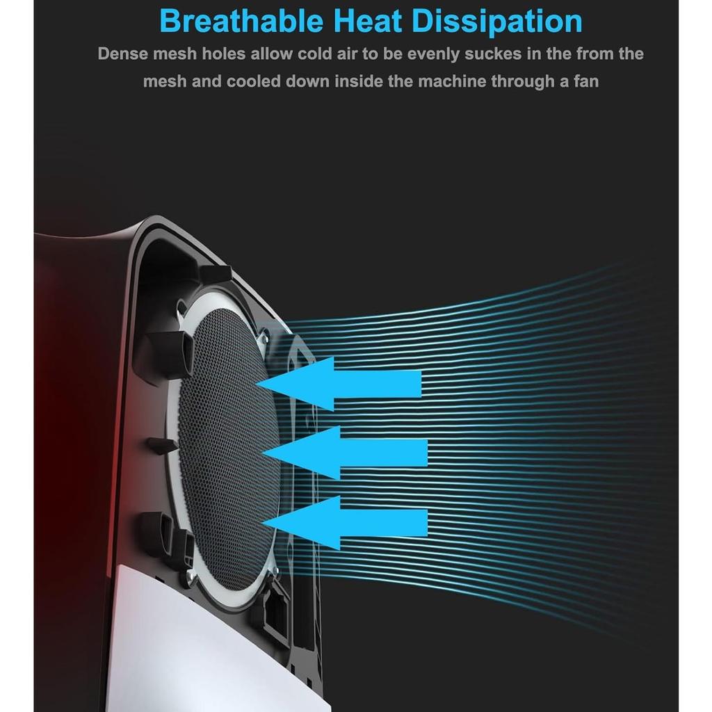 Dust Filter for PS5 Fan, Easy To Use, New Breathable PS5 Cooling Fan Dust Cover, Dust Protector Cover Kit for PS5 Heatsink Fan