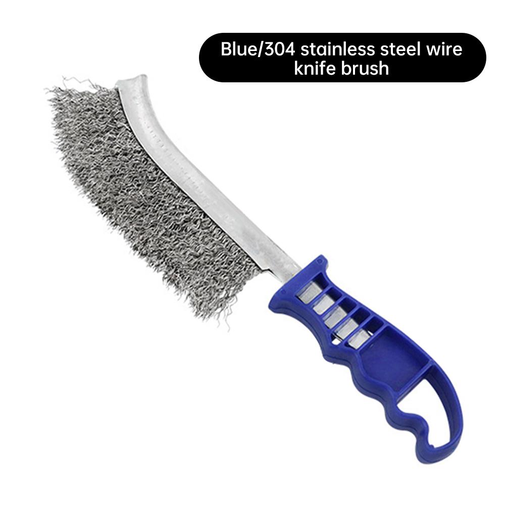 Metalowa Szczotka do Rdzy Stal Nierdzewna Drut Miedziowany Narzędzia Czyszczące Dekontaminacja Szlifowanie Usuwanie Zadziorków Szczotka Wielofunkcyjna