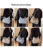 2025 Spring/Summer New Large-Capacity Women's Suede Shoulder and Crossbody Tote