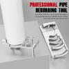 Deburring Tool for Plastic Pipe Professional PVC Pipe Reamer Deburrs Seven Pipe Size 1-1/4-Inch - 4-Inch Pipe Reamer Dropship