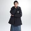 New MLB FW23 Down Jacket Mid Length Unisex Black 3ADJEC736-50BKS