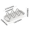 2/3 Grids W Shaped Soap Holder Stainless Steel Space Saving Soap Storage Rack with Drain Tray Moisture-Proof Soap Stand Sink