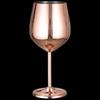 Shangqi Rose Gold Copper Plated Stainless Steel Wine Glass