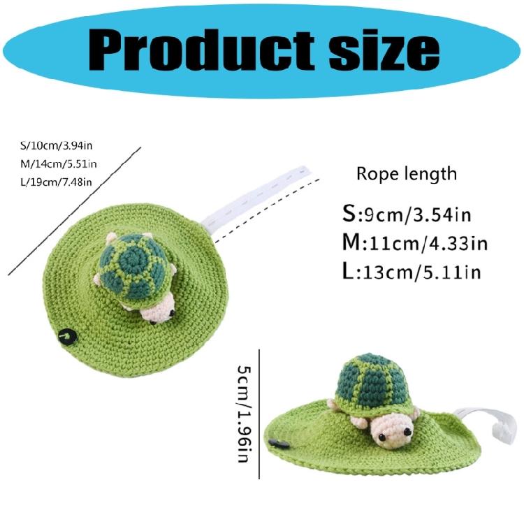Festival Turtles Costume for Small Pet Party Decoration Comfortable Warmth Tortoise Knitted Sweater for Holiday Event