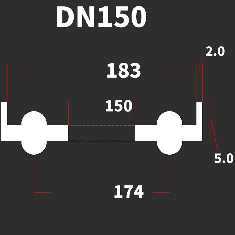 DN10-DN200 DIN Standard 3/4" 1.5" 2" -8" Tri Clamp EPDM Sanitary Seal Gasket Strip Homebrew
