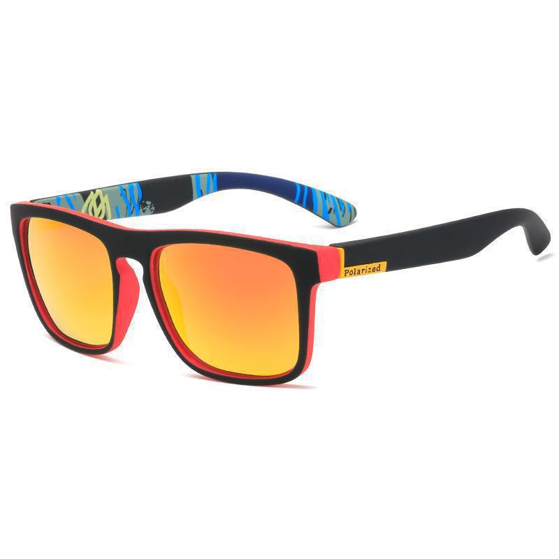 Polarized Sunglasses UV400 Protection for Men and Women Outdoor Hunting Fishing Driving Bicycle Sunglasses Optional Blue, Red, Black