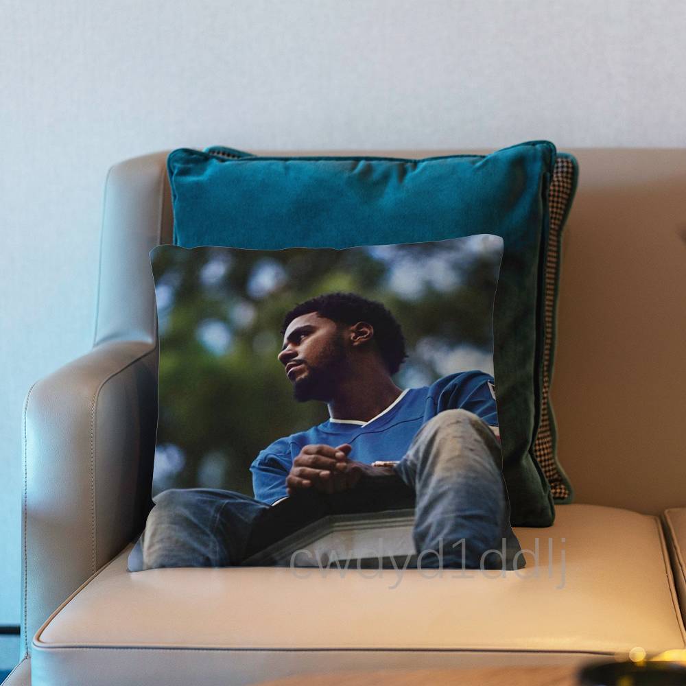 JCole The Fall Off Pillow Case Short Plush Sofa Decorative Gift Home Doublesided Printing Cushio