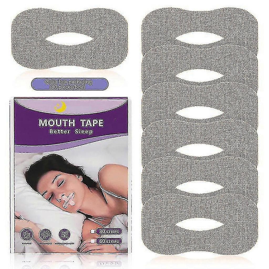 30pcs O-shaped Tape For Sleeping,tape For Snoring,strips For Nasal Breathing, Promote Better Nighttime Sleep Quality And Instant Snoring Relief