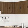 Vidaxl Corner Wall Cabinet for Kitchen, Porto, Brown Oak