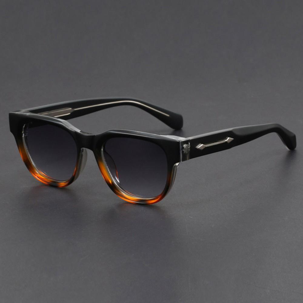 Retro square sunglasses men thick frame high quality women sunglasses party and vacation travel glasses