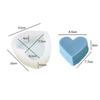 For Fun Heart Cake Shaped Candle Silicone Mold DIY Handmade Soap Plaster Aromatherapy Candle Cake Decoration Mold Gift Making