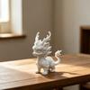 jijijing 3D Printed Qilin Statue, Traditional Chinese Mythical Beast Figurine, Auspicious Wealth And Blessings Figurine for Desk, Feng Shui Ornament