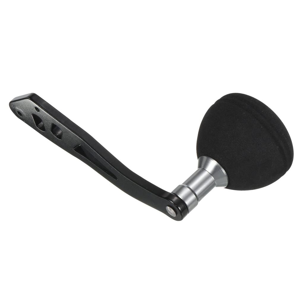 PATIKIL Baitcasting Power Handle Metal Fishing Reel Handle EVA Knob Grip Replacement Part for Rocker Arm Accessory Black