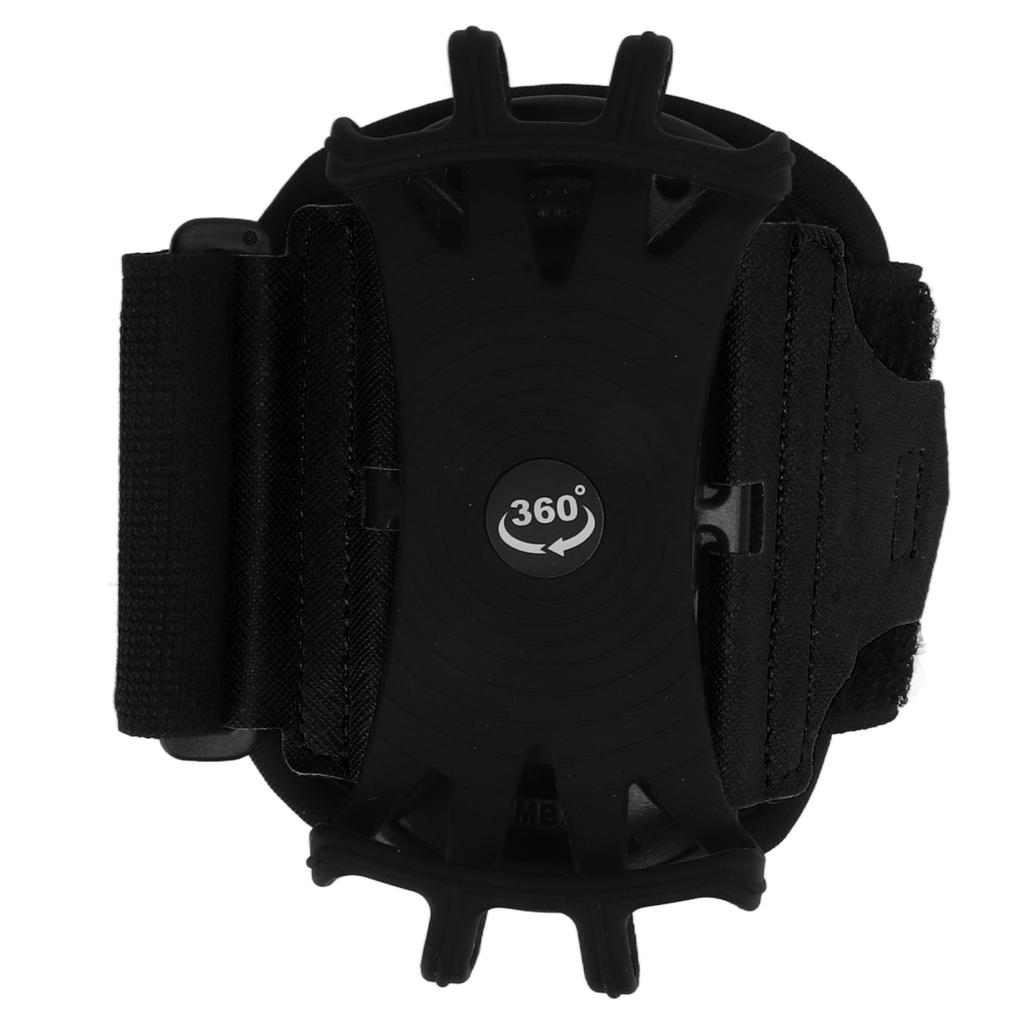 Phone Holder Armband Wrist Case 180 Rotation Detachable Wristband Case for 6.6in Phones