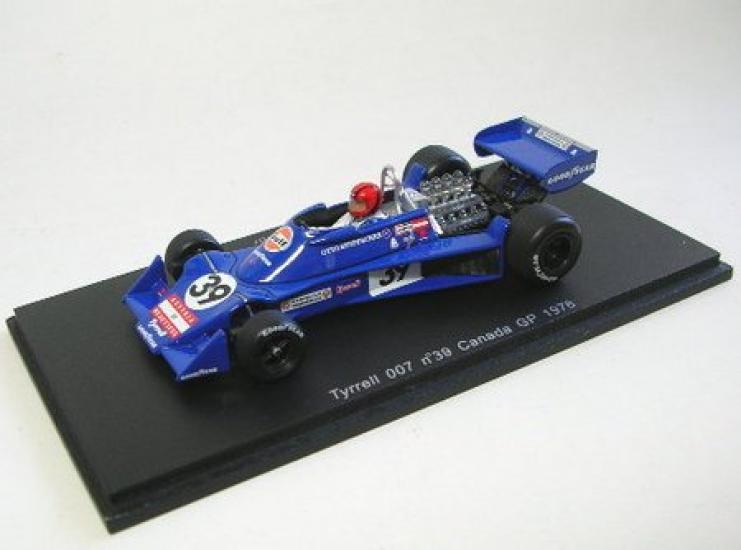 [Spark] 1/43 Tyrrell 007 Gulf No. 39 1976 Canadian Grand Prix синий