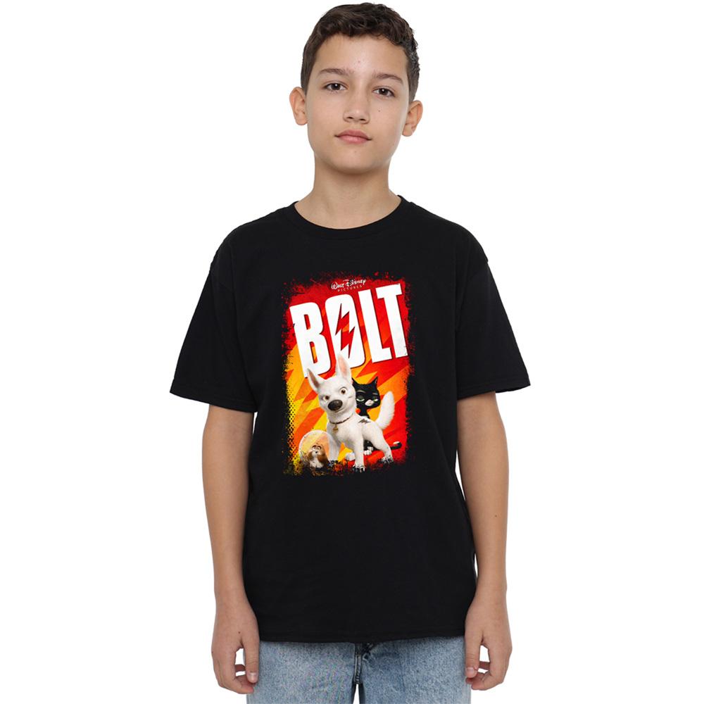 Disney Pixar Boys Bolt Poster T-Shirt